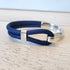 Pick Your Color-Cork Silver Hook Bracelet